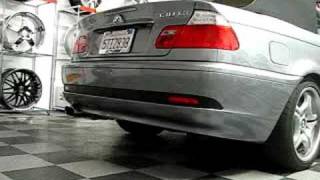 Eisenmann Exhaust on BMW E46 330CI [upl. by Balsam]