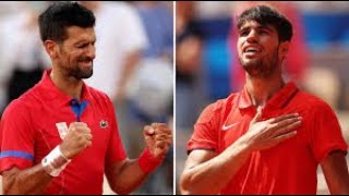 quotNovak Djokovic vs Carlos Alcaraz Epic Gold Medal Showdown Preview  Paris 2024 Olympicsquot [upl. by Marcile971]