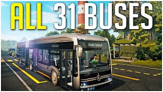 ALL Bus Brands Models and Types in Bus Simulator 21 [upl. by Bove]