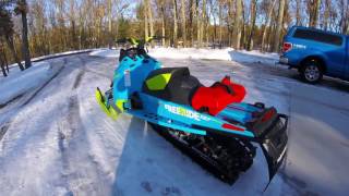 2017 Ski Doo Freeride 137 Walk Around [upl. by Aiekal178]