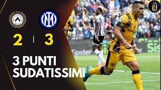 LINTER FATICA MA ESPUGNA UDINE  UDINESE  INTER 23 [upl. by Eenolem443]