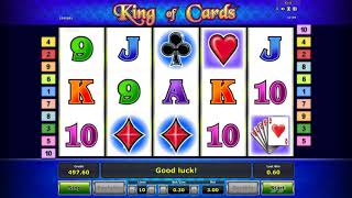 King of Cards Slots by Novomatic  Neonslotscom [upl. by Gromme340]