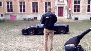 McLaren P1 voor Top Gear in Brugge Belgium [upl. by Philbo]