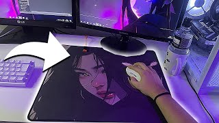 Esse Mousepad é muito lindo  Zeus Store Mousepad Aliexpress [upl. by Geiger]