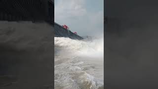 Dam Water Release in High Speed  The three Gorges Dam [upl. by Mcmurry676]