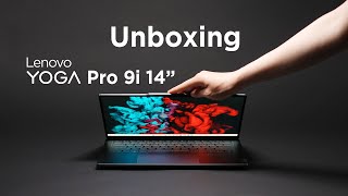 Unboxing the new Yoga Pro 9i 14quot 2023 [upl. by Ahsinrats]