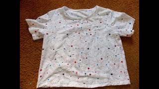 how to make a shirt using butterick pattern 3383  4th of July [upl. by Painter261]