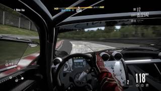 Pagani Zonda R  Nurburgring 2 laps Need For Speed  SHIFT 1 [upl. by Aihsoem677]