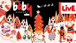 Live Baby Sensory Christmas 2025 Santa Snowmen amp Winter Dance Party Fun [upl. by Bradan402]