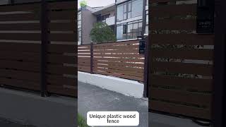 WPC composite wood Panels installed as fence panel wpcdecking wpcflooring installation [upl. by Mook]