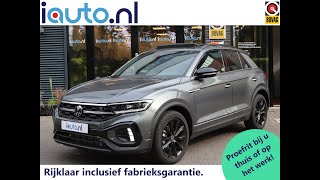 2023 Volkswagen TRoc RLine Black Style 15 TSI DSG Panoramadak  IQLight  Virtual  Indium Grey [upl. by Sturges]