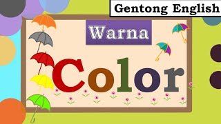 Belajar Bahasa Inggris Warna Lengkap  Bahasa Inggris Warna dan Artinya [upl. by Richella]