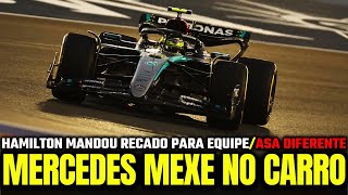 Mercedes MEXE no carro de Hamilton que manda recado e tem Asa diferente de Russell  F1 [upl. by Floro]