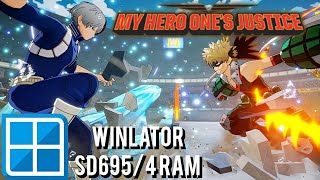 MY HERO ONES JUSTICE  WINLATOR SNAPDRAGON 695 [upl. by Gilletta]