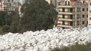 Lebanese Residents Protest due to Continuous Garbage Problem [upl. by Sarina]