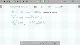nomenclatura hidróxidos [upl. by Akehs556]