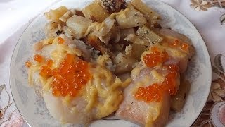 Мультиварка Морской язык с картошкой рецепт рыба с картофелем в мультиварке [upl. by Cirillo]