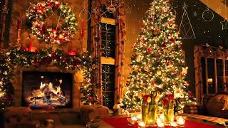 5 Hours Best Classic Christmas Music with Fireplace 🌟 Nat King Cole Bing Crosby Frank Sinatra [upl. by Mihcaoj426]