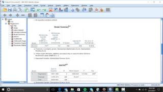 Use of multiple regression cross validation to compare standard deviations of residuals for out of s [upl. by Magnien]