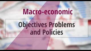 Macroeconomic problems and policies [upl. by Nnylharas930]