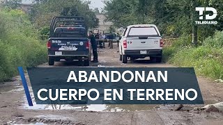 Abandonan el cuerpo de un hombre en un terreno de Tonalá [upl. by Groark322]