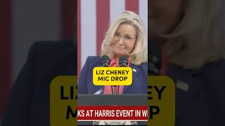 Liz Cheney INSTANTLY SHREDS Trump at Kamala Rally [upl. by Alarise]