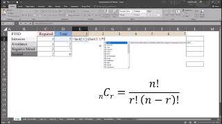 PTSD Combinations Supplemental Video Calculations [upl. by Assirek]