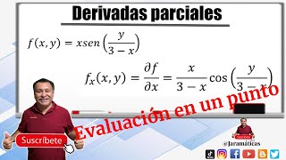 Derivadas parciales  Evaluación en un punto [upl. by Tommi33]