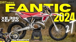 Fantic Enduro XE 300 2t e XEF 310 4T  prima novità di Eicma 2023 [upl. by Nalorac]