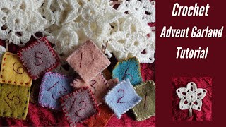 Create your own Christmas Advent Garland with this beginner friendly pattern [upl. by Dietsche]