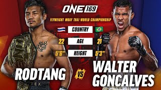 Rodtang Was Pushed To The Limit 😱⚡ Full Fight vs Walter Goncalves [upl. by Littell]