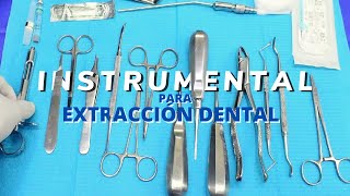 Instrumental básico para extracción dental [upl. by Aillicirp257]