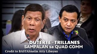 SAMPALAN  TRILLANES vs DUTERTE SA QUAD COMMITTEE FOR SIGNING A WAIVER [upl. by Iran]