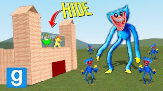 Can NIGHTMARE HUGGY WUGGY break into my FORT Garrys Mod Sandbox [upl. by Xanthe]