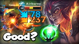 YASUO W NULLYFYING ORB IS GOOD  BUILD amp RUNES  WILD RIFT NIGHTBRINGER YASUO GAMEPLAY [upl. by Kalb963]