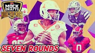 Jordan Reids SEVEN Round 2023 NFL Mock Draft  Mock The Mock [upl. by Iht845]