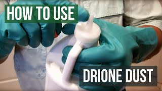 How To Use Drione Dust Pyrethrin Insecticide [upl. by Leontine]