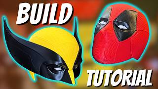 3D Printing a DeadPool amp Wolverine Mask  No Paint [upl. by Rhiana]