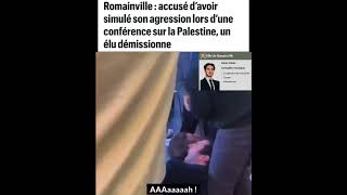 Accusé d’avoir simulé son agression lors d’une conférence sur la Palestine un élu démissionne [upl. by Aelat340]