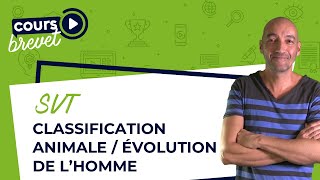 BREVET de SVT  Classification animale  Évolution de lHomme [upl. by Eiroj]