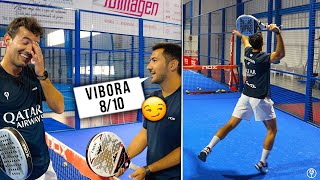 TAPIAS COACH RATES ALL MY PADEL SHOTS  the4Set [upl. by Suqram]