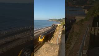 Train at Dawlish Plymouth Edinburgh Voyager super Voyager SUNS GREAT BUT [upl. by Adleremse]