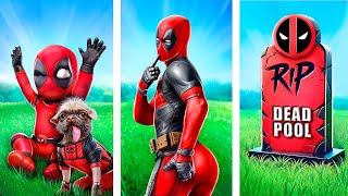 DEADPOOL vs Superheroes From Birth to Death of Deadpool [upl. by Rennerb]