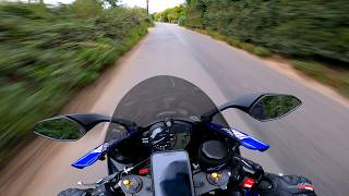 Yamaha R6 Pure Sound With Dual Carriageway Pulls motorcycle yamaha r6 Akrapovic [upl. by Mellitz190]