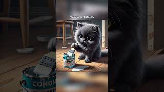 White Cats Bullying Black Cats Collectively The Reason Behind It is Heartbreaking cat ai story [upl. by Eanal]