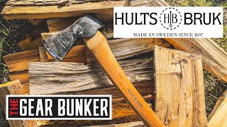 Hults Bruk KISA a compact felling axe from Sweden [upl. by Conlen]