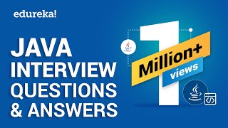 Java Interview Questions and Answers  Java Tutorial  Java Online Training  Edureka [upl. by Olympia]