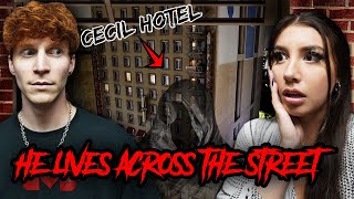 IS HIS APARTMENT HAUNTED BY GHOSTS OF THE CECIL HOTEL w Peet Montzingo [upl. by Haraj]