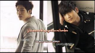 Changmin amp Jinwoon 2AM  Saying I Love You  EspañolRomanizacion Hotel King OST [upl. by Anoli]