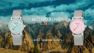 Mondaine Two NEW Colour Stories for the evo2 Collection l Jura Watches [upl. by Accever140]